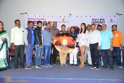 Telugu Movie Degree College Pre-Release Event attended by Heroine Divya Rai and other cast