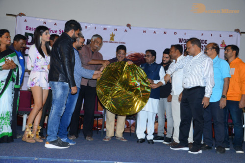 Telugu Movie Degree College Pre-Release Event attended by Heroine Divya Rai and other cast