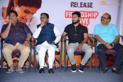 Telugu Movie Degree College Pre-Release Event attended by Heroine Divya Rai and other cast