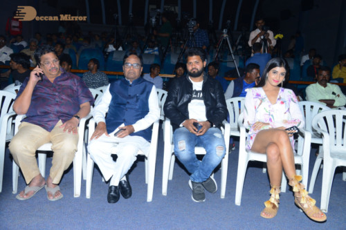 Telugu Movie Degree College Pre-Release Event attended by Heroine Divya Rai and other cast