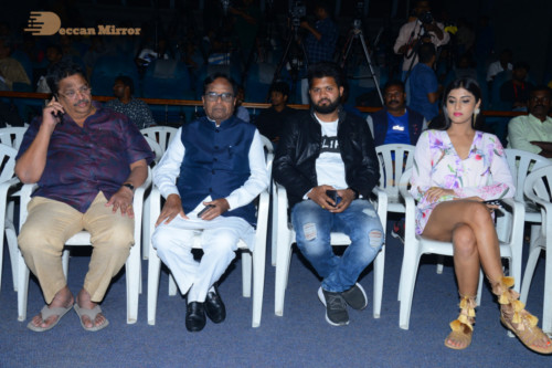 Telugu Movie Degree College Pre-Release Event attended by Heroine Divya Rai and other cast