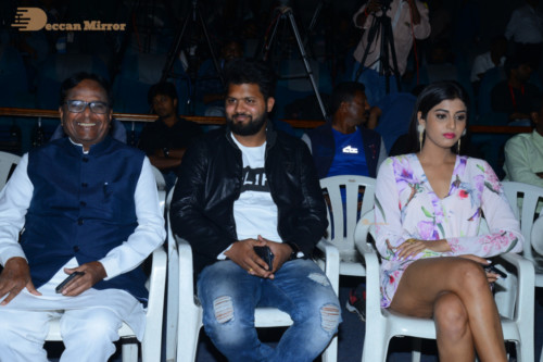 Telugu Movie Degree College Pre-Release Event attended by Heroine Divya Rai and other cast