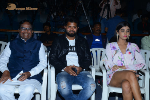 Telugu Movie Degree College Pre-Release Event attended by Heroine Divya Rai and other cast