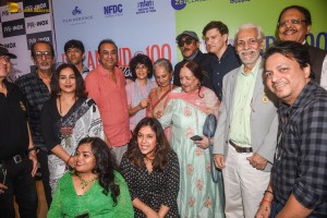 Pictures from Dev Anand’s 100th Birth Anniversary Celebrations, where his popular movies are being screened. Veteran Actress Waheeda Rehman and Actor Jackie Shroff led the tributes