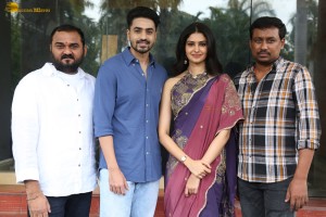 Devaki Nandana Vasudeva Press Meet attended by Ashok Galla and Manasa Varanasi