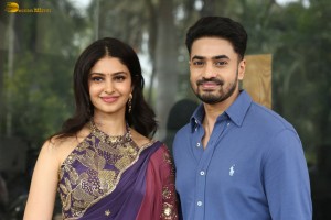 Devaki Nandana Vasudeva Press Meet attended by Ashok Galla and Manasa Varanasi