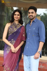 Devaki Nandana Vasudeva Press Meet attended by Ashok Galla and Manasa Varanasi