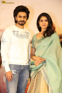 Devaki Nandana Vasudeva Trailer Launch attended by Ashok Galla and Manasa Varanasi