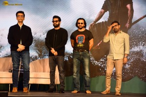 Devara Trailer Launch attended by Jr NTR, Janhvi Kapoor, and Saif Ali Khan