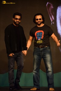 Devara Trailer Launch attended by Jr NTR, Janhvi Kapoor, and Saif Ali Khan