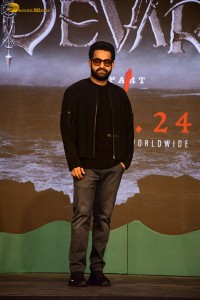 Devara Trailer Launch attended by Jr NTR, Janhvi Kapoor, and Saif Ali Khan