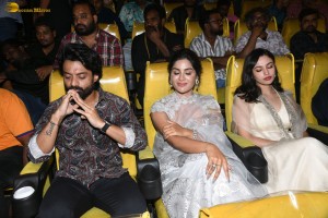 Devil Teaser Launch attended by Nandamuri Kalyan Ram, Samyuktha Menon, and Malvika Nair