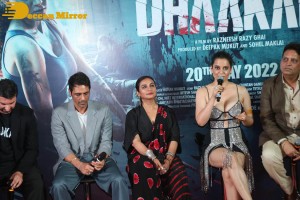 Pictures and the Video from the Trailer Launch of the film ‘Dhaakad’ - attended by Kangana Ranaut, Divya Dutta and Arjun Rampal