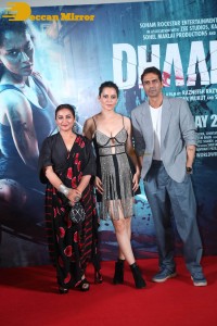 Pictures and the Video from the Trailer Launch of the film ‘Dhaakad’ - attended by Kangana Ranaut, Divya Dutta and Arjun Rampal