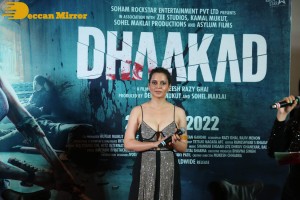 Pictures and the Video from the Trailer Launch of the film ‘Dhaakad’ - attended by Kangana Ranaut, Divya Dutta and Arjun Rampal