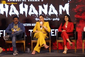 Ram Gopal Varma’s Dhahanam Press Meet attended by Sayaji Shinde and Naina Ganguly