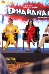 Ram Gopal Varma’s Dhahanam Press Meet attended by Sayaji Shinde and Naina Ganguly