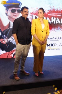 Ram Gopal Varma’s Dhahanam Press Meet attended by Sayaji Shinde and Naina Ganguly