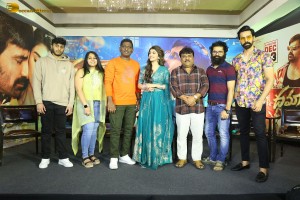 Telugu movie dhamaka press meet attended by actress sreeleela