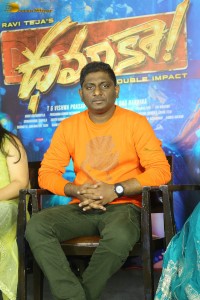 Telugu movie dhamaka press meet attended by actress sreeleela