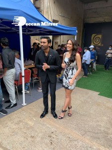 Dhanush and Sara Ali Khan promoting Atrangi Re