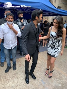 Dhanush and Sara Ali Khan promoting Atrangi Re