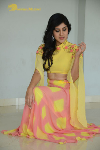 Telugu Actress Dhanya Balakrishna Photoshoot in a  yellow dress