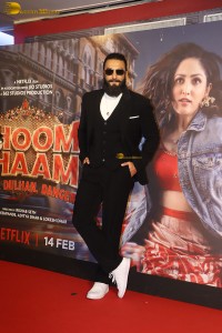 Dhoom Dhaam Screening attended by Yami Gautam, Pratik Gandhi, and Ranveer Singh