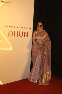 Dhun Wellness Launch attended by Rekha, Shahid Kapoor, Mira Kapoor, Neha Dhupia, and others