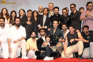Dhurandhar Trailer Launch attended by Madhavan, Ranveer Singh, Sara Arjun, Arjun Rampal, and others