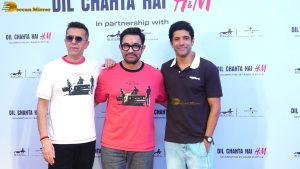 Dil Chahta Hai team including Aamir Khan, Saif Ali Khan, and Farhan Akhtar, celebrate the 25th anniversary of the film