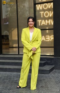 Actors Anushka Sen, Tanvi Azmi, and Kush Jotwani promote Dil Dosti Dilemma at Excel office in Bandra on April 17, 2024