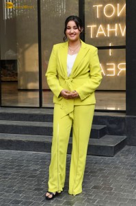 Actors Anushka Sen, Tanvi Azmi, and Kush Jotwani promote Dil Dosti Dilemma at Excel office in Bandra on April 17, 2024