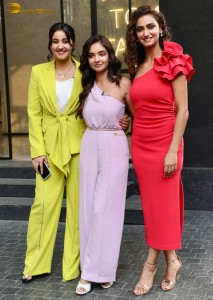 Actors Anushka Sen, Tanvi Azmi, and Kush Jotwani promote Dil Dosti Dilemma at Excel office in Bandra on April 17, 2024