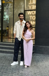 Actors Anushka Sen, Tanvi Azmi, and Kush Jotwani promote Dil Dosti Dilemma at Excel office in Bandra on April 17, 2024