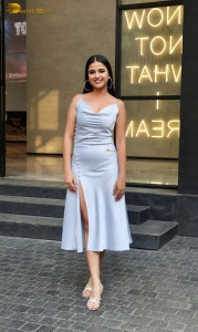 Actors Anushka Sen, Tanvi Azmi, and Kush Jotwani promote Dil Dosti Dilemma at Excel office in Bandra on April 17, 2024