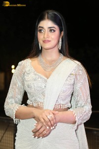 indian actress dimple hayathi lovely in a shiny white dress