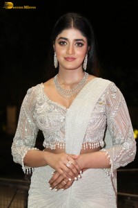 indian actress dimple hayathi lovely in a shiny white dress