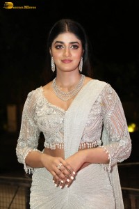 indian actress dimple hayathi lovely in a shiny white dress