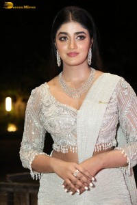 indian actress dimple hayathi lovely in a shiny white dress
