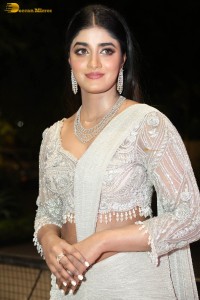 indian actress dimple hayathi lovely in a shiny white dress