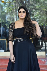actress Dimple Hayathi gorgeous in a black dress