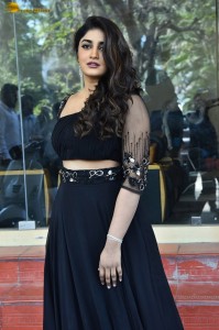 actress Dimple Hayathi gorgeous in a black dress