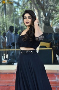 actress Dimple Hayathi gorgeous in a black dress