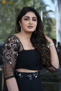 actress Dimple Hayathi gorgeous in a black dress