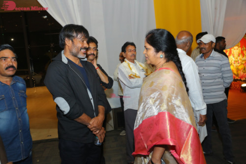 Relatives and Celebrities are seen blessing the new couple 