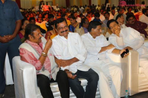 Relatives and Celebrities are seen blessing the new couple 