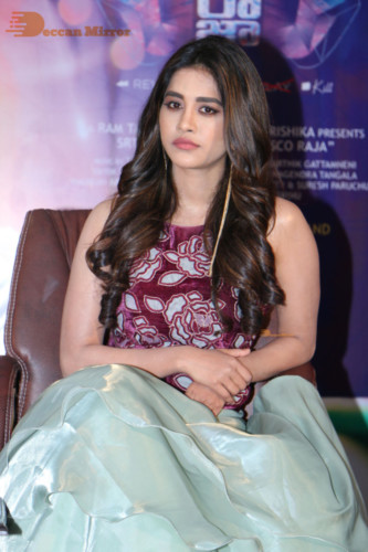 Pictures from all Disco Raja Movie Events Combined, attended by Ravi Teja, Payal Rajput and Nabha Natesh