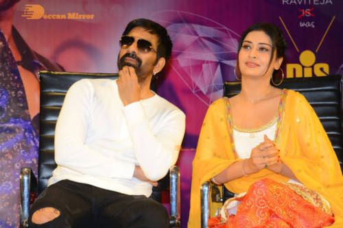Pictures from all Disco Raja Movie Events Combined, attended by Ravi Teja, Payal Rajput and Nabha Natesh