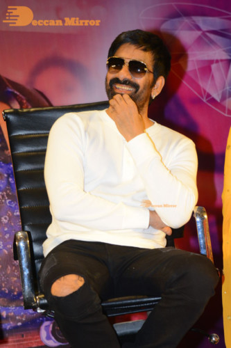 Pictures from all Disco Raja Movie Events Combined, attended by Ravi Teja, Payal Rajput and Nabha Natesh